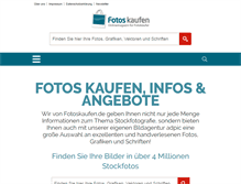 Tablet Screenshot of fotoskaufen.de